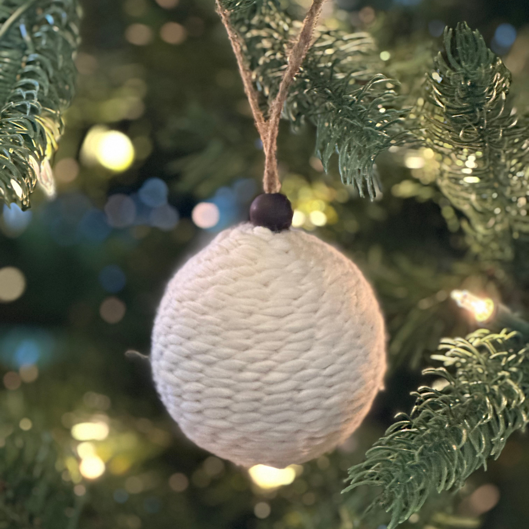 The Alpine Yarn Ball Ornaments
