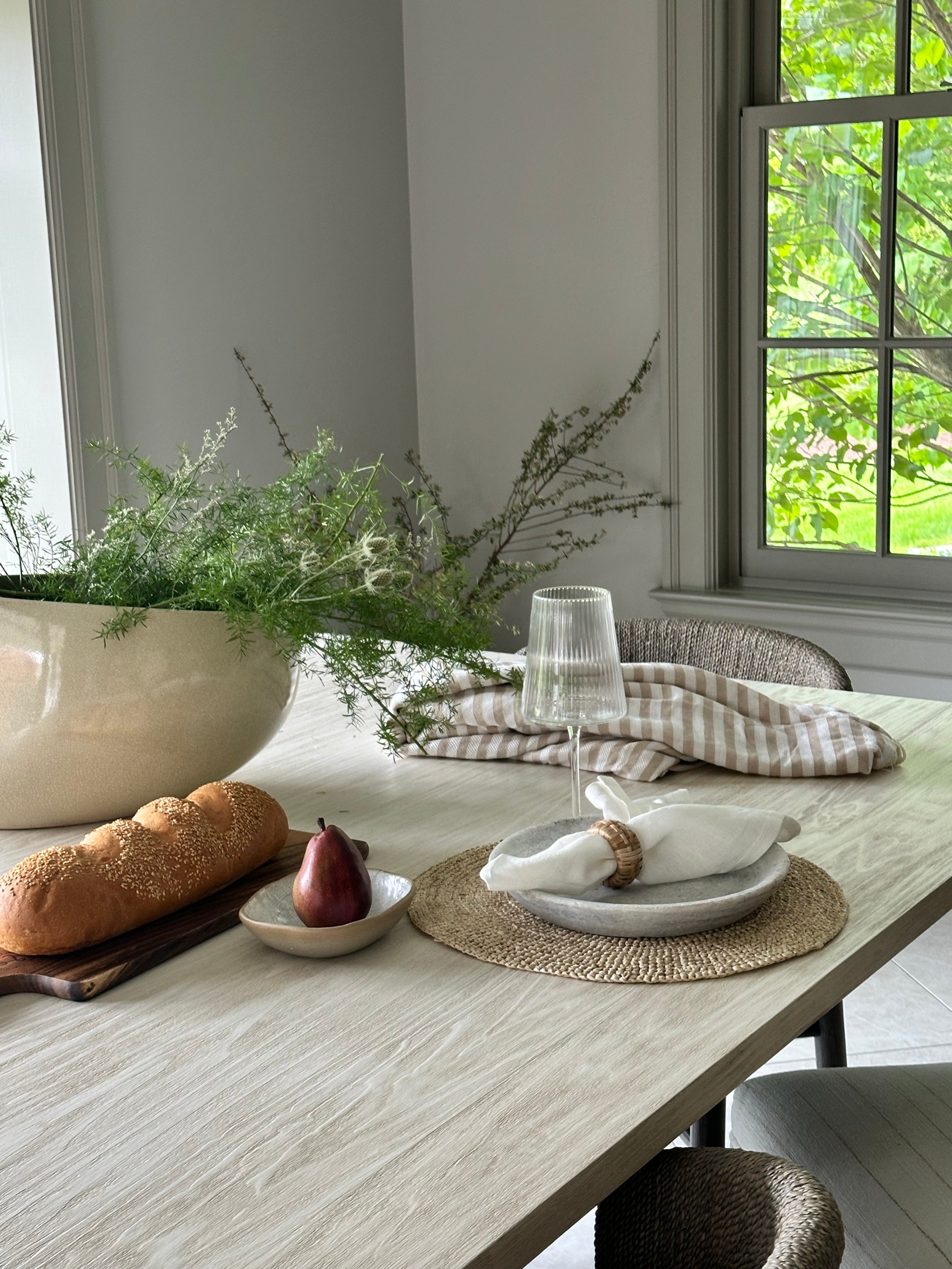 Giant Teardrop Vases and Bowl