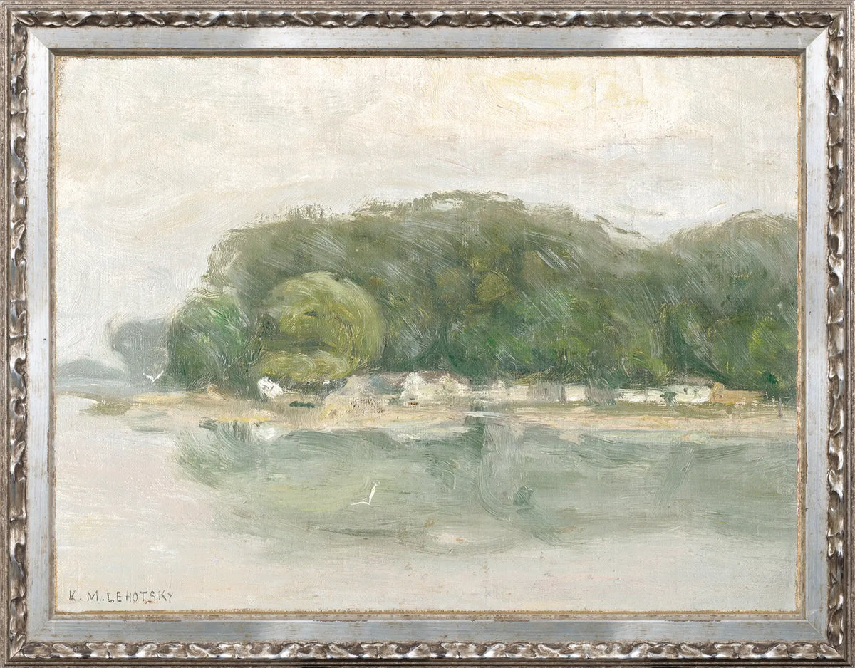 Bank on the Danube C. 1900