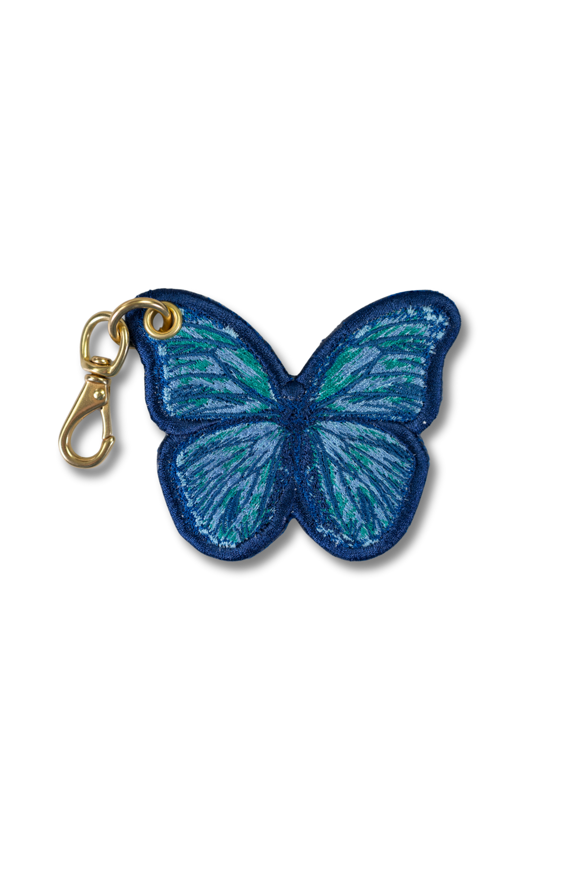 Blue Morpho Butterfly Bag Charm