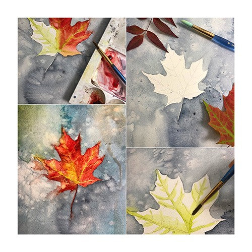 Fall Watercolor Leaf Workshop