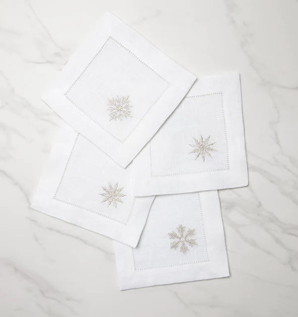 Cloth Cocktail Napkins Set of Four by Sferra