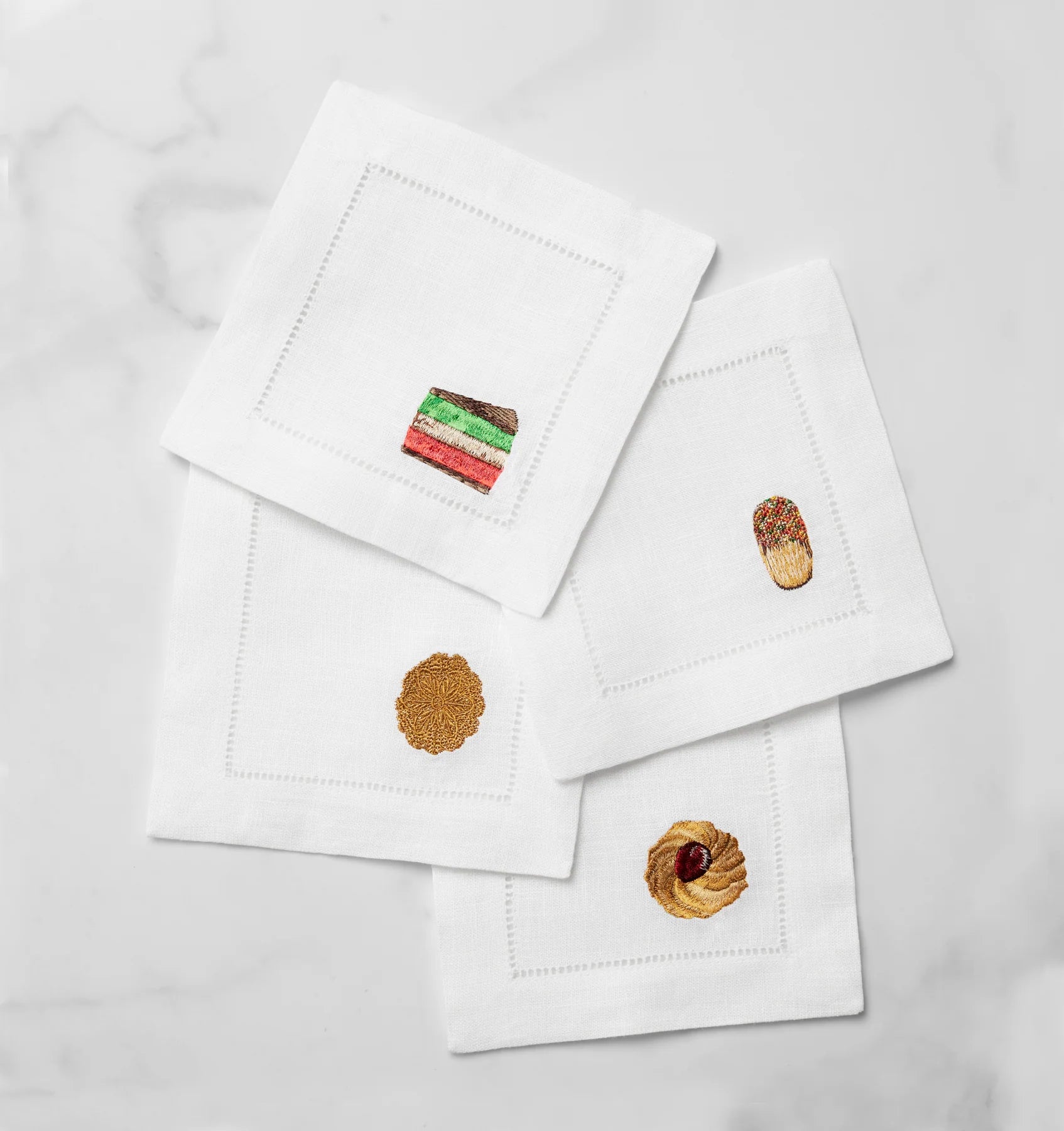 Cloth Cocktail Napkins Set of Four by Sferra