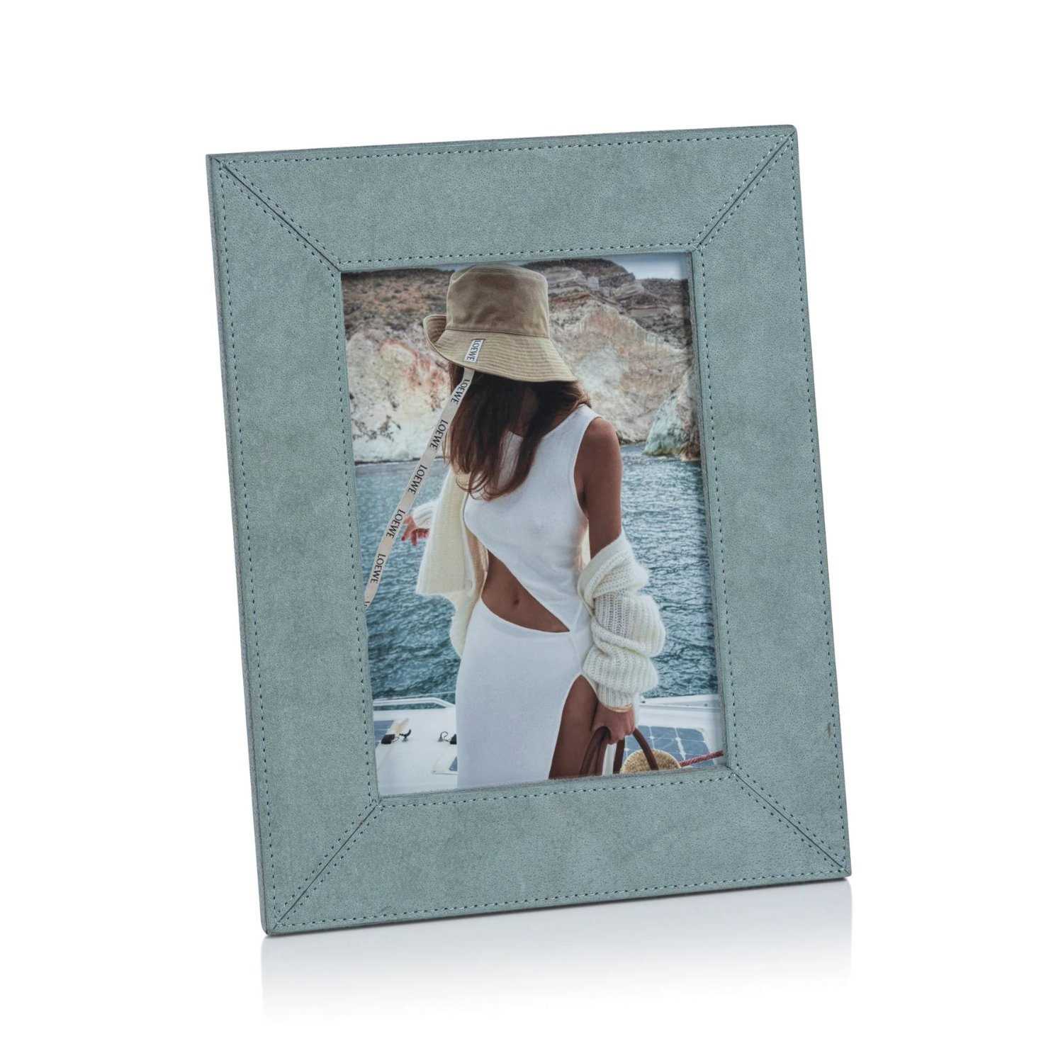 Lux Suede Photo Frame