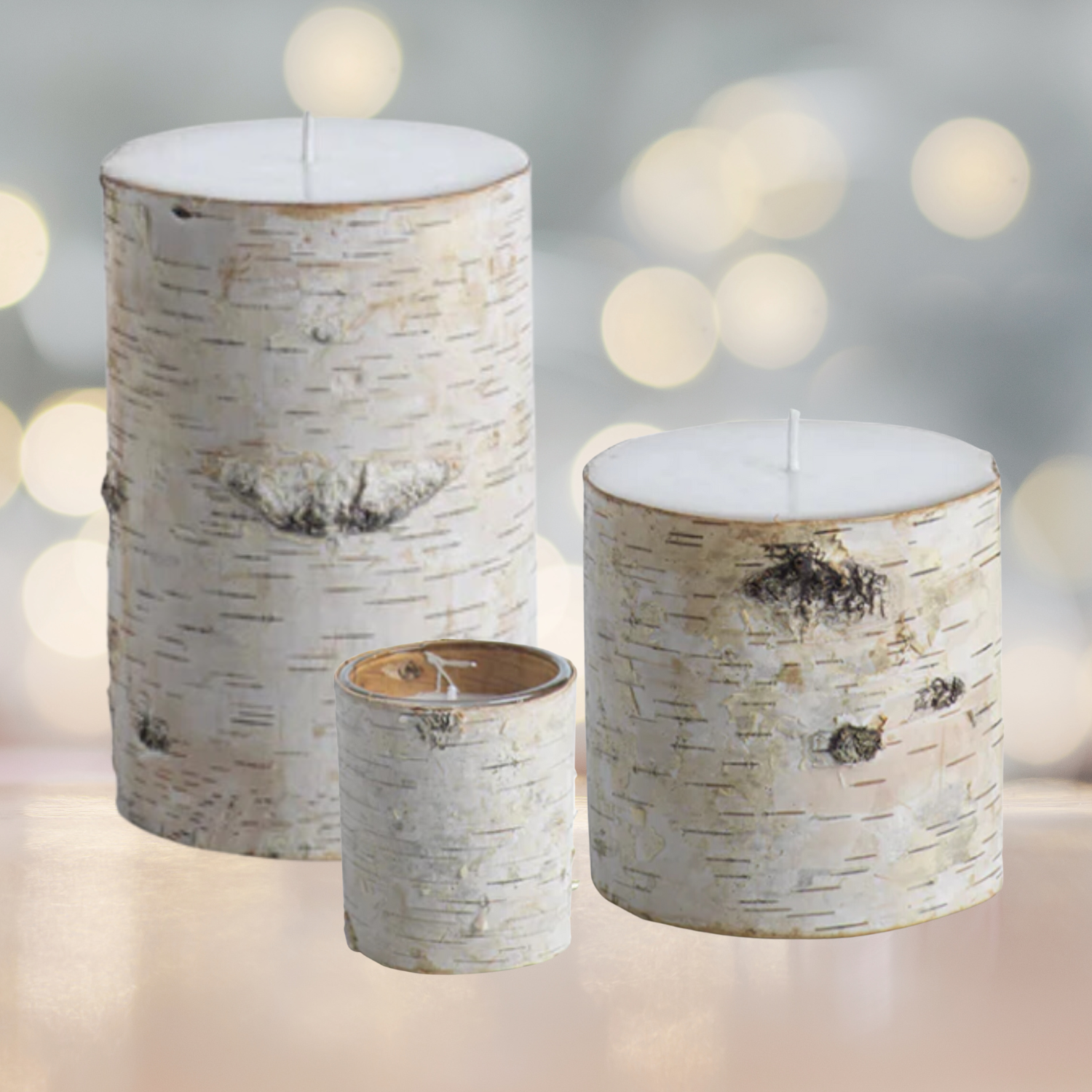 Birchwood Fragrance Free Pillar Candle