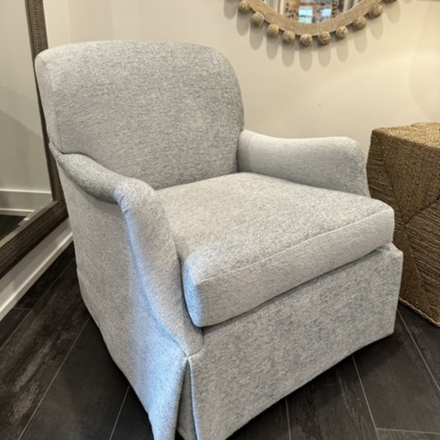 Dream Skirted Swivel Chair