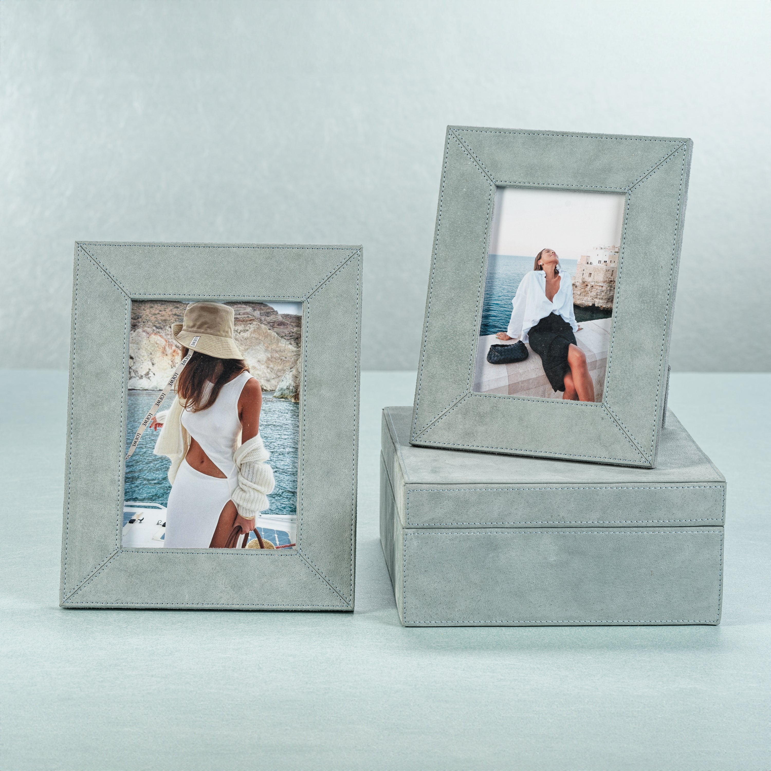 Lux Suede Photo Frame