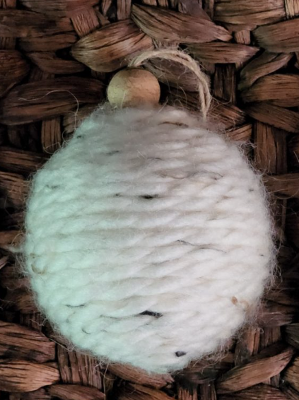 The Alpine Yarn Ball Ornaments