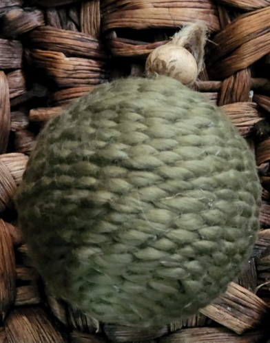 The Alpine Yarn Ball Ornaments