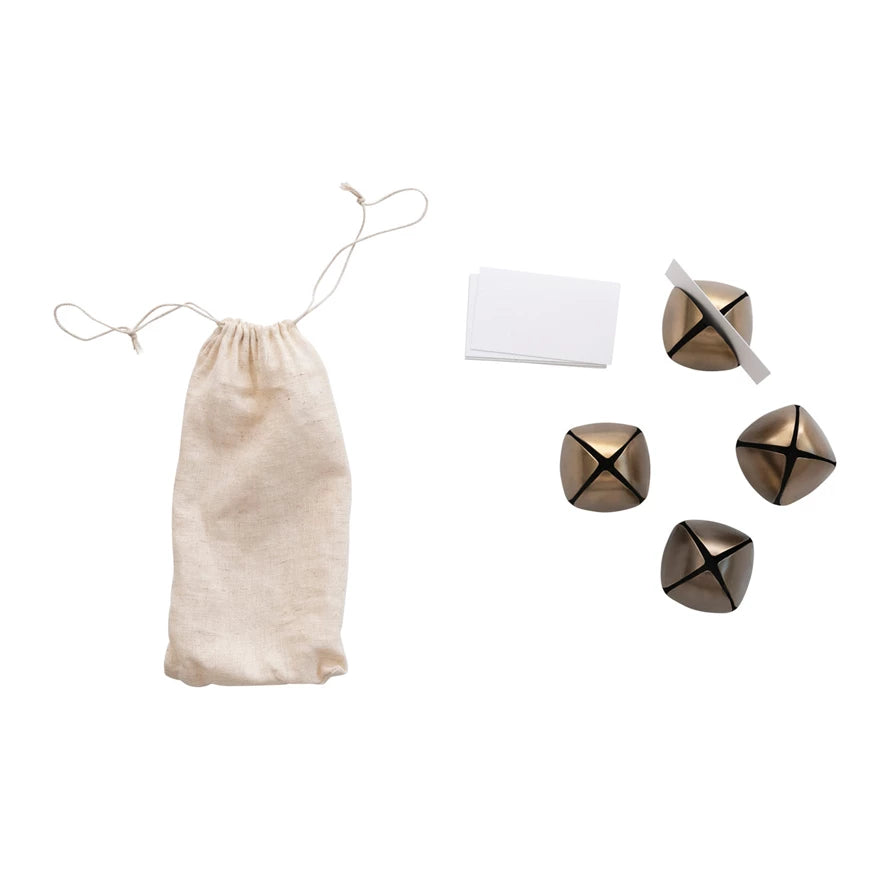 Jingle Bell Place Cards - Set of 4