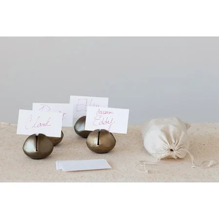 Jingle Bell Place Cards - Set of 4
