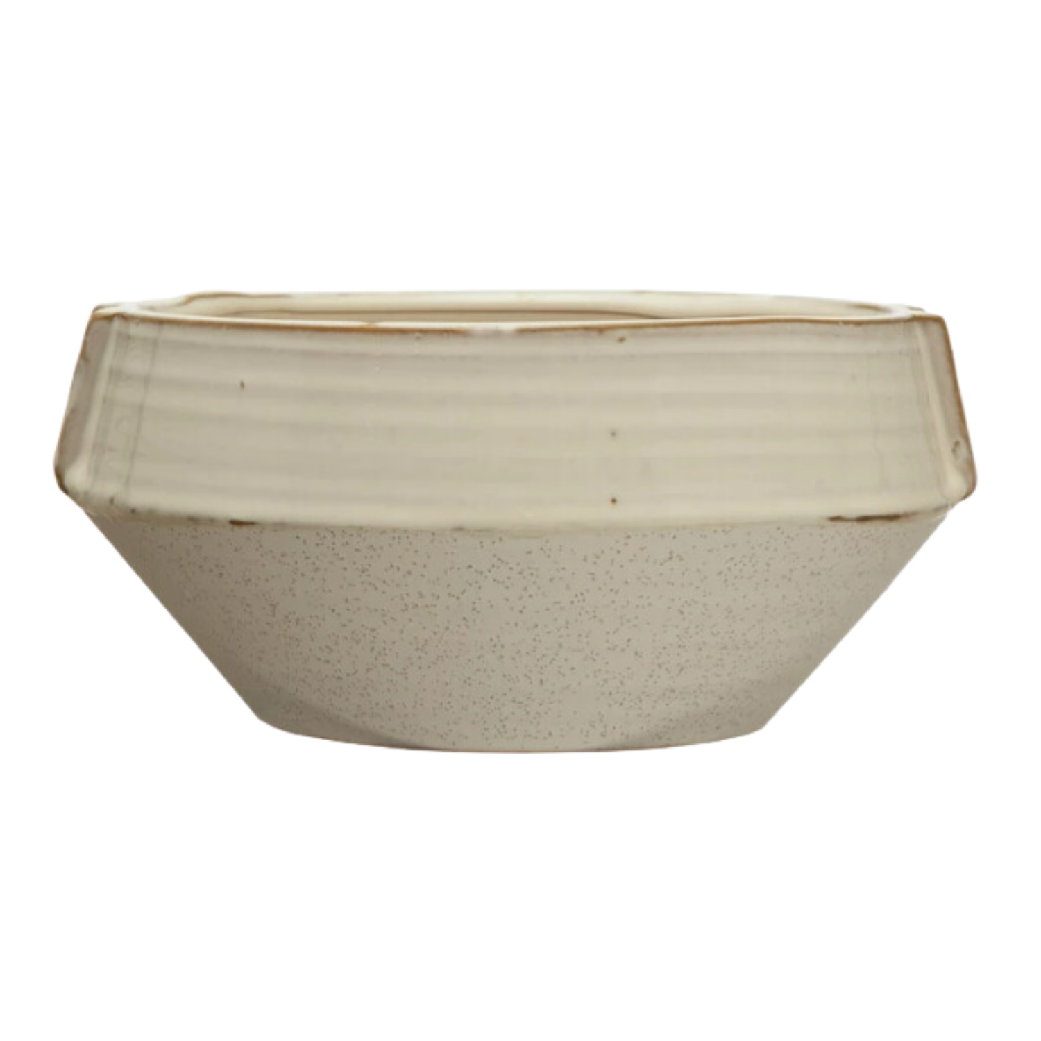 Cream Stoneware Planter