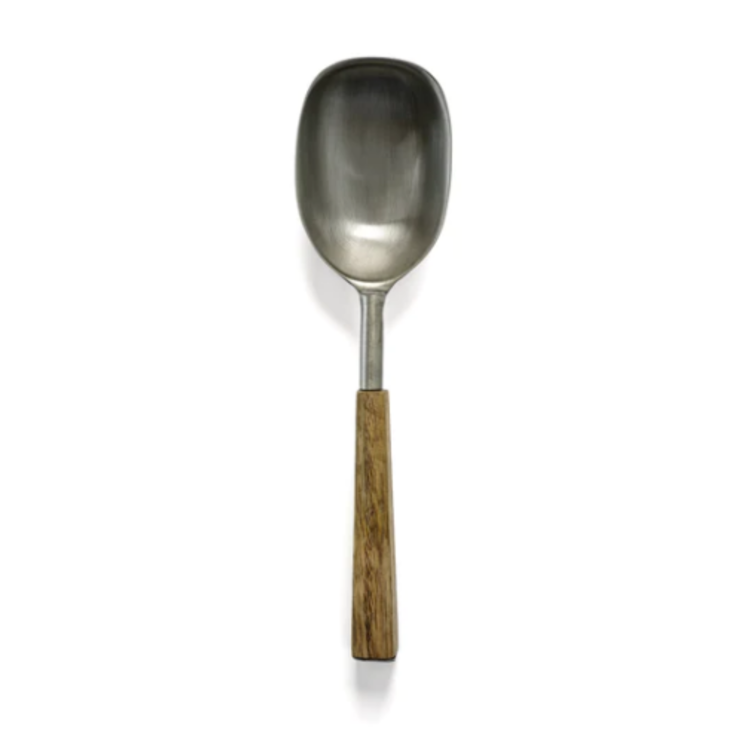 Ice Scoop with Wooden Handle