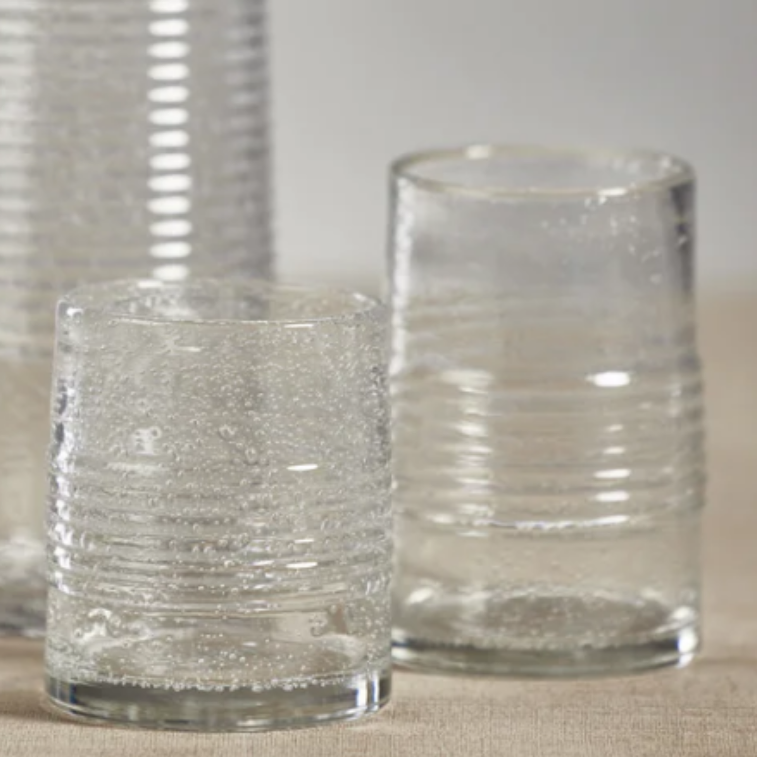 Bubble Glass Double Old-Fashioned Glass