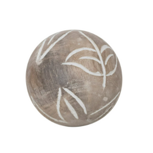 Hand-Carved Mango Wood Balls