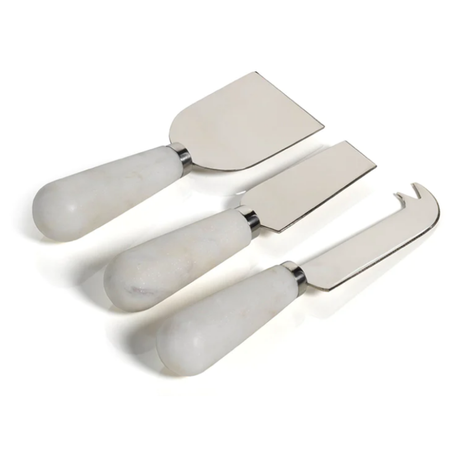 Marble Set of 3 Cheese Knives