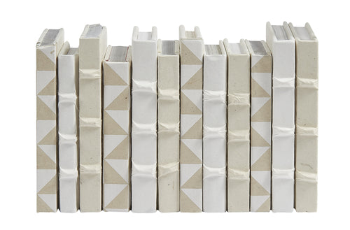 Mini White, Cream & Gold Decorative Books