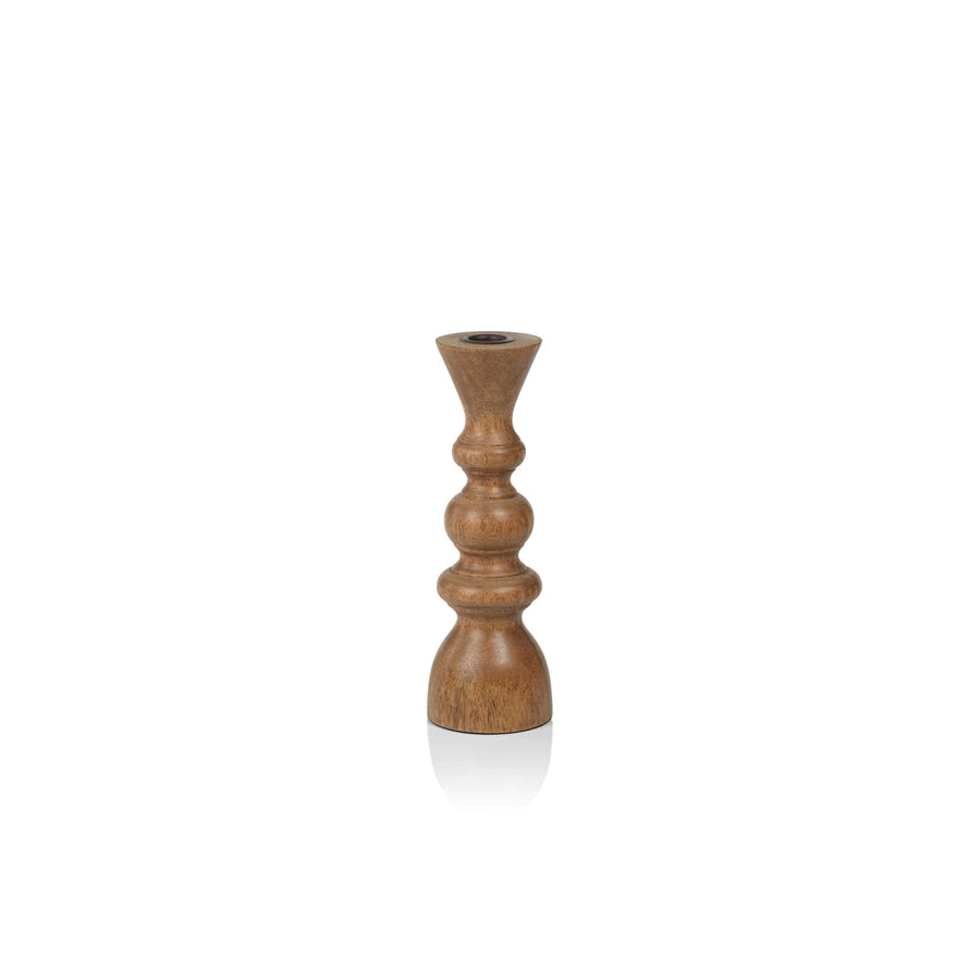 Mango Wood Taper Candle Holder
