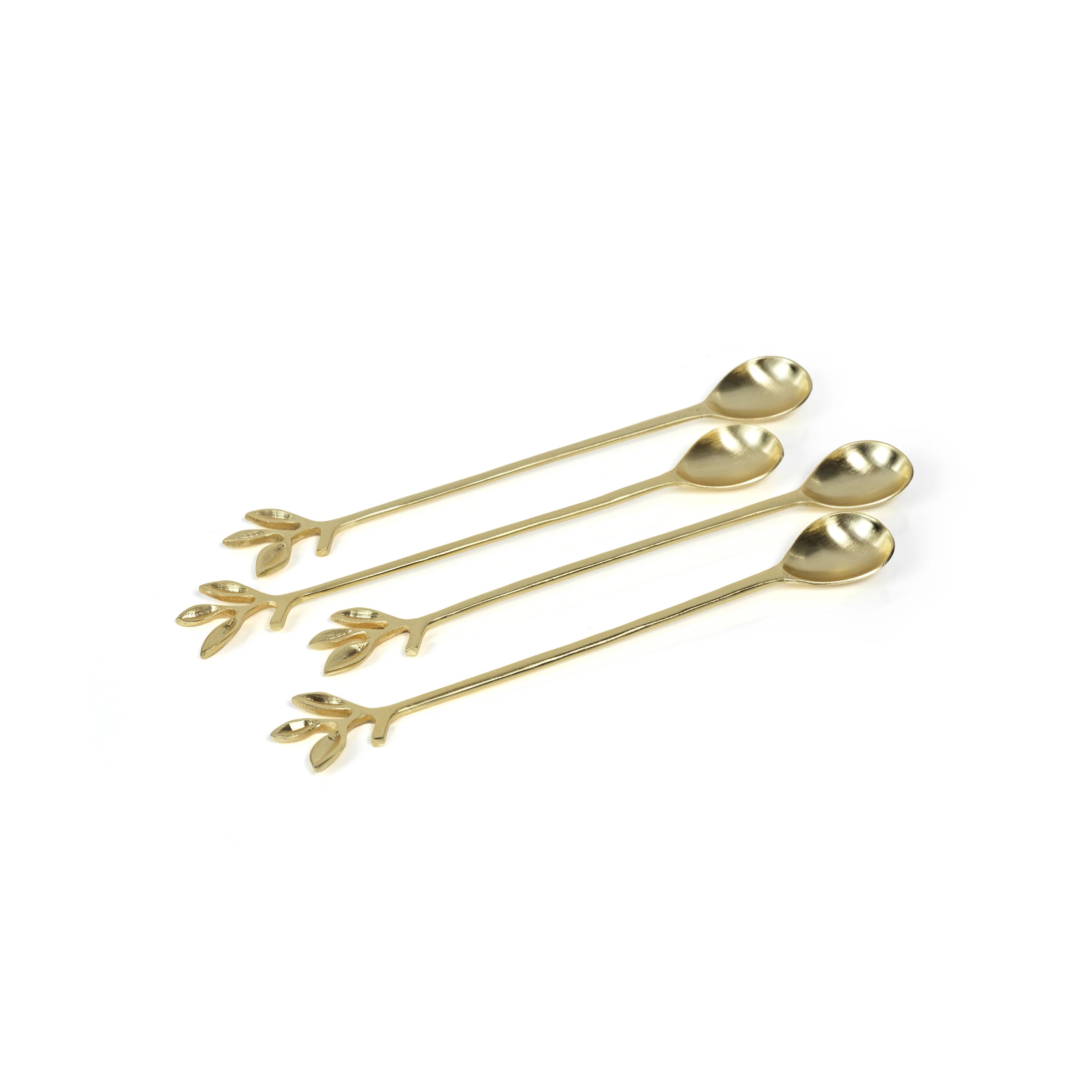 Leaves Cocktail Spoons-set of 4