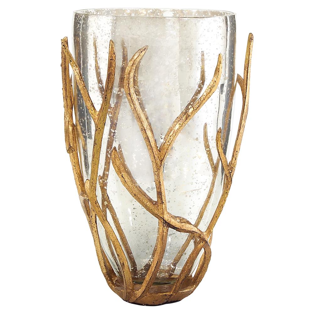 Regency Mercury Glass Vase