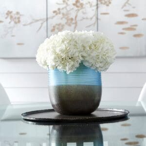 Blue and Iron Glaze Europa Vase