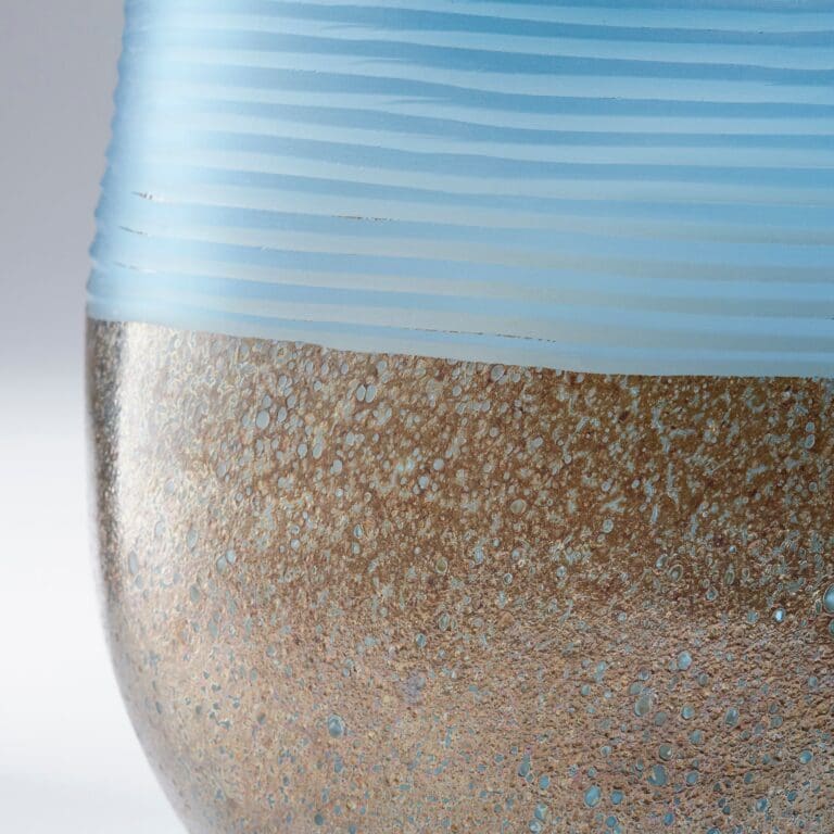 Blue and Iron Glaze Europa Vase