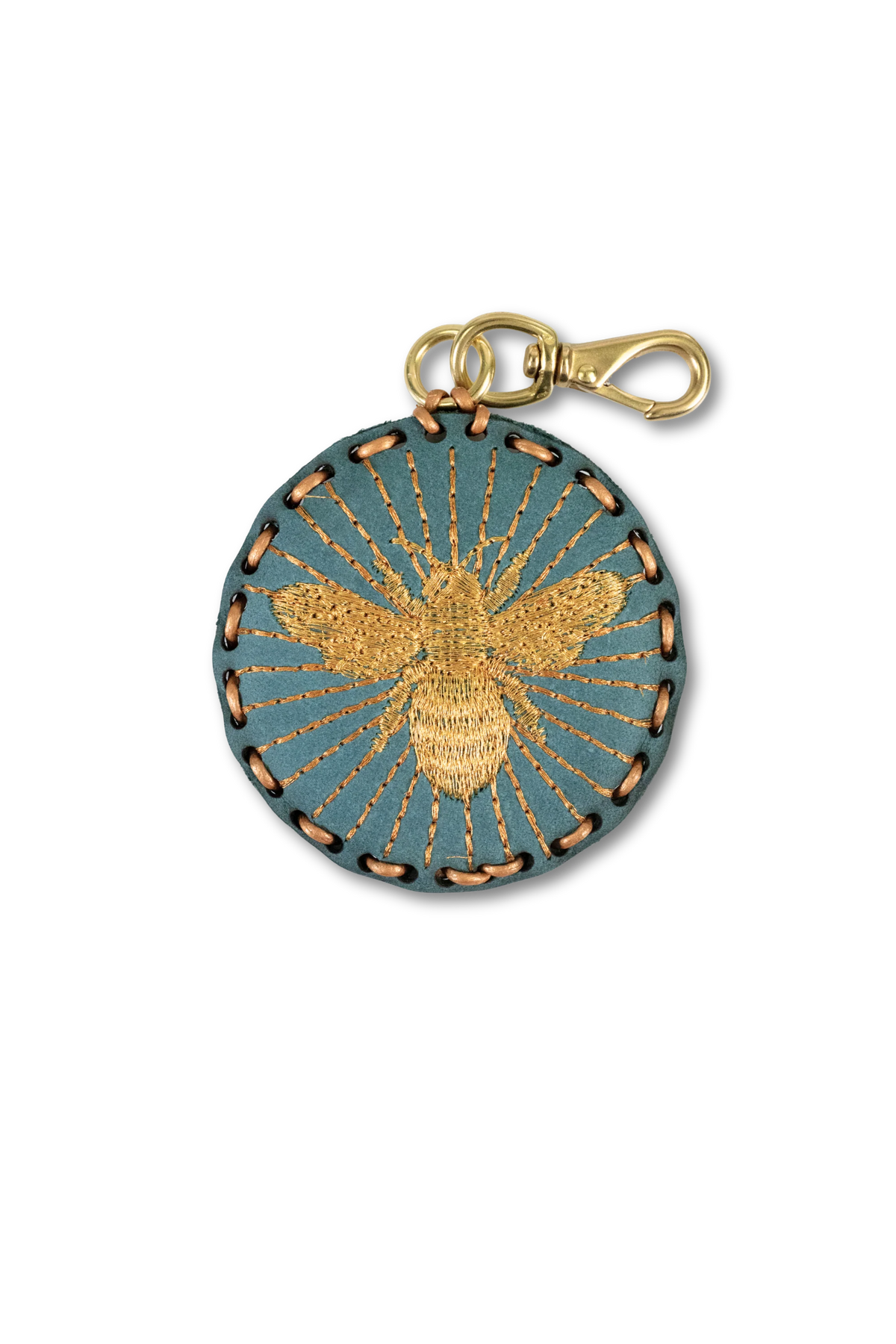 Bee Circle Lace Bag Charm