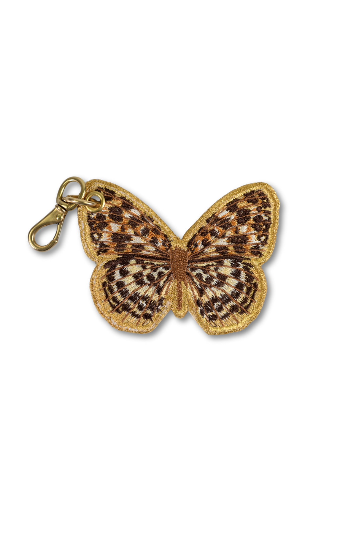 Leopard Butterfly Bag Charm