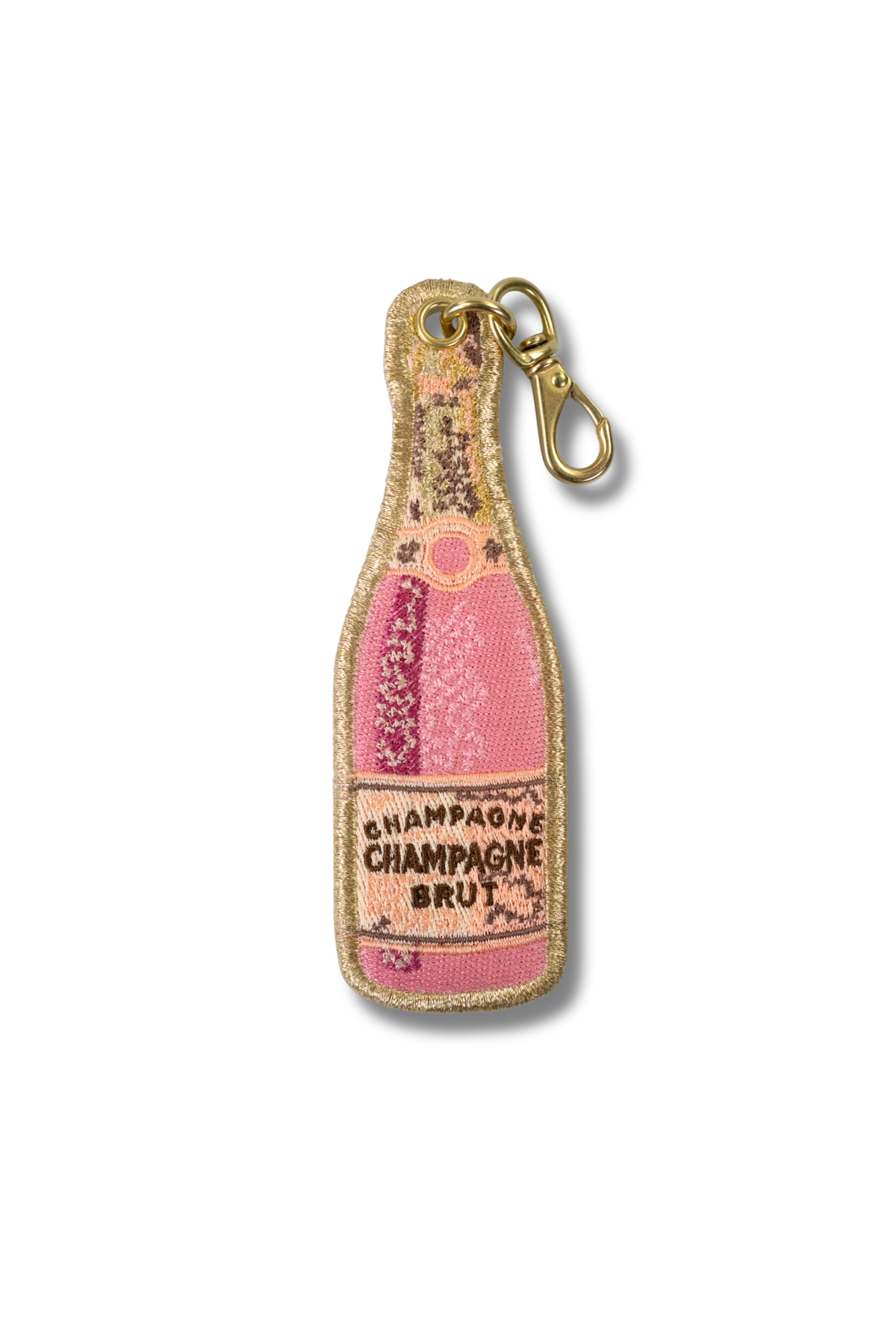 Rose Champagne Bag Charm