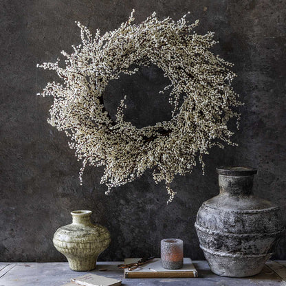 Artificial Snowberry Wreath