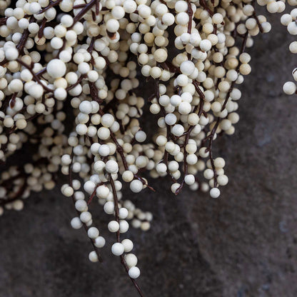 Artificial Snowberry Wreath