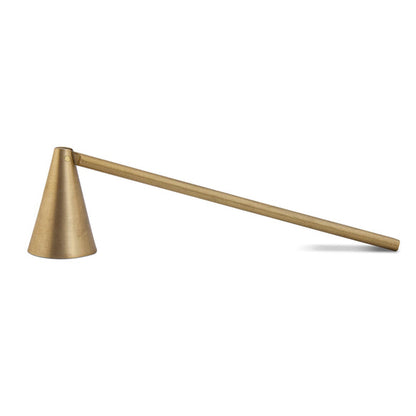Solid Brass Candle Snuffer | Black & Matte Gold