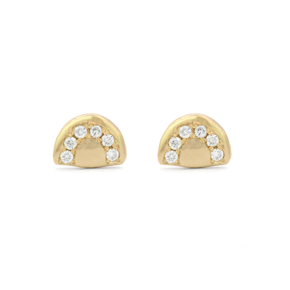 Kilima Diamond Arch Stud Earrings