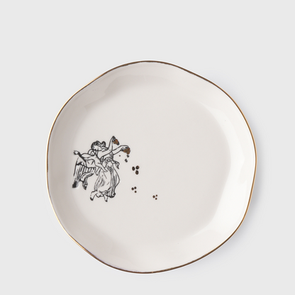 Volans Cup and Nuaj Angel Mother Plate Porcelain Set