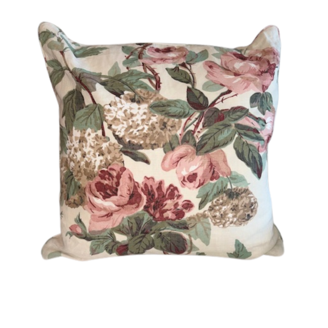 Rose Floral Pillow