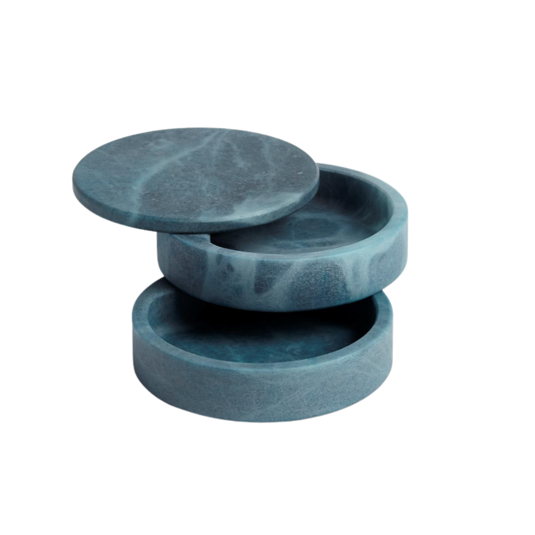 Alabaster Swivel Box