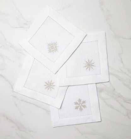 Cloth Cocktail Napkins Set of Four by Sferra