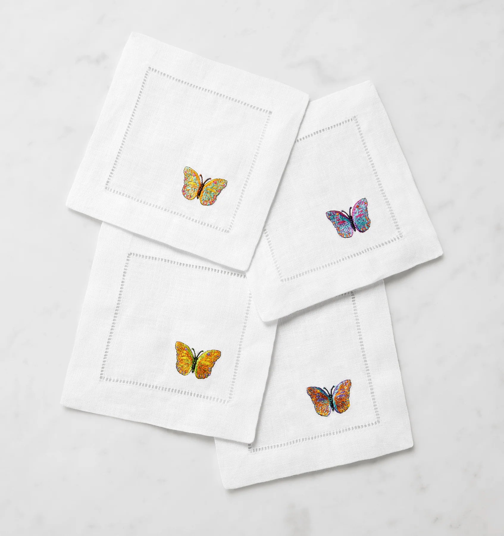Cloth Cocktail Napkins Set of Four by Sferra