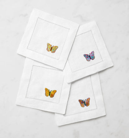 Cloth Cocktail Napkins Set of Four by Sferra