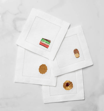 Cloth Cocktail Napkins Set of Four by Sferra