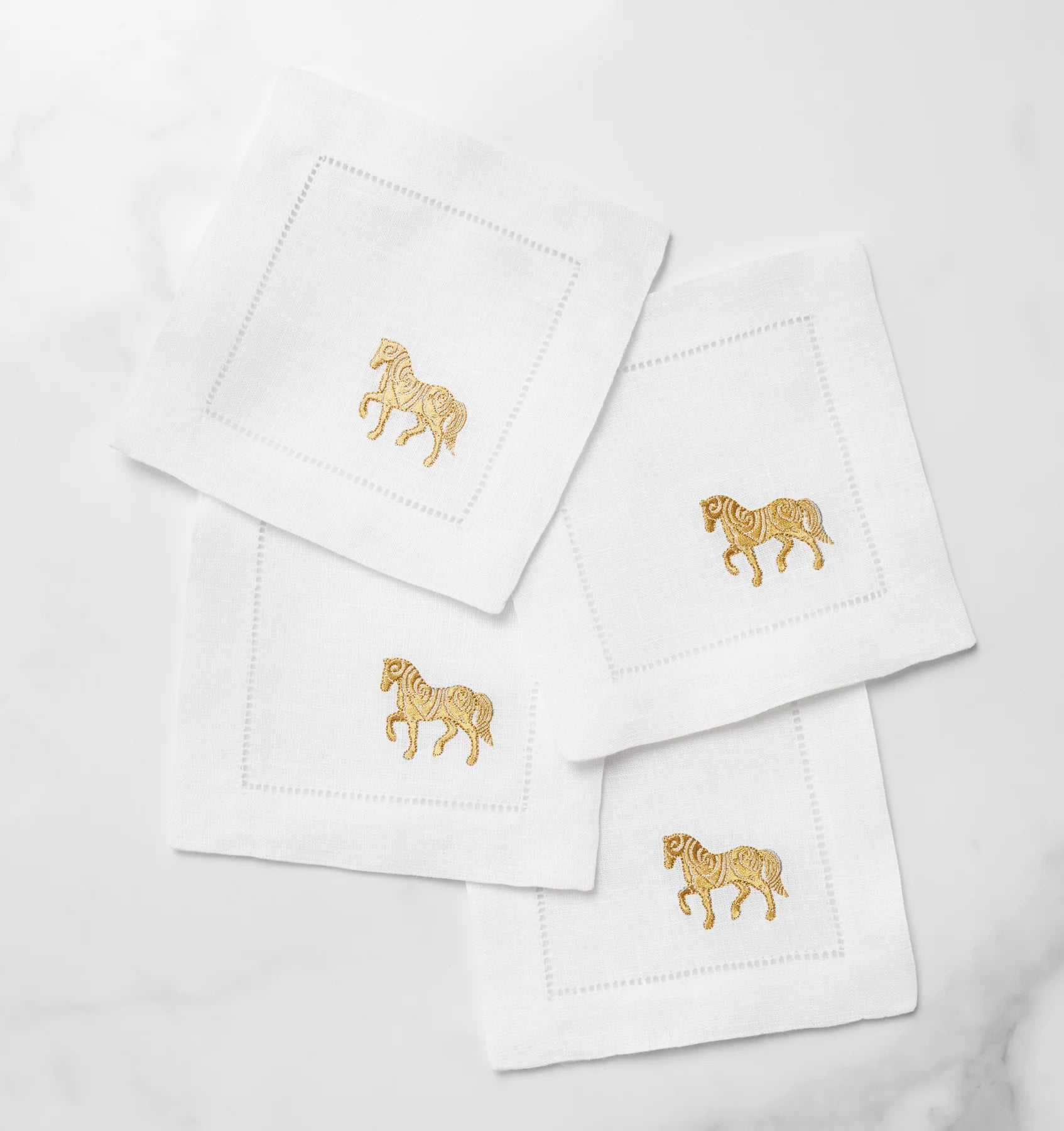 Cloth Cocktail Napkins Set of Four by Sferra