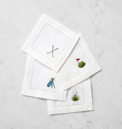 Cloth Cocktail Napkins Set of Four by Sferra