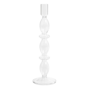 Sirena Glass Taper Candle Holder
