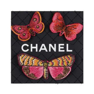 Petite Black Chanel Butterfly Swarm 3