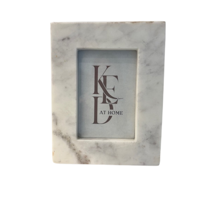White Marble Photo Frame