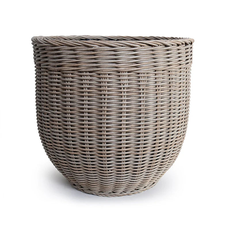 Synthetic Rattan 14" Planter