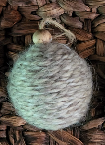 The Alpine Yarn Ball Ornaments