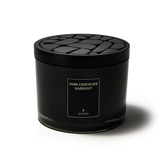 Obsidian Candle: Dark Chocolate Hazelnut