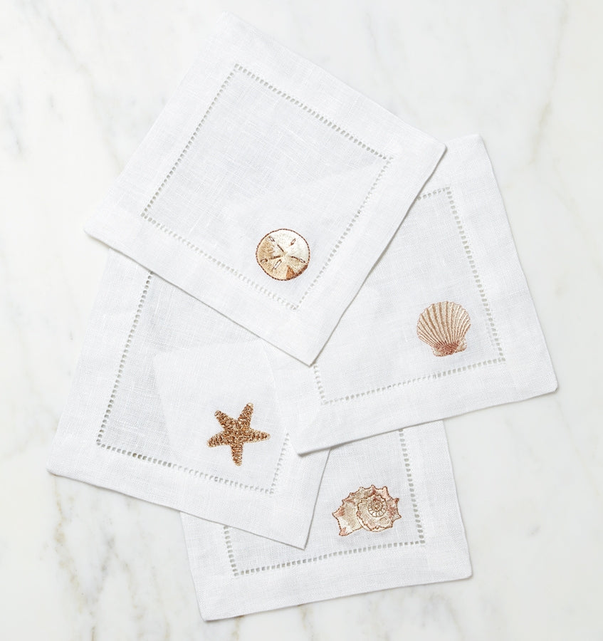 Cloth Cocktail Napkins Set of Four by Sferra
