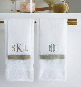 Sferra Filo Tip Towels (set of 2)